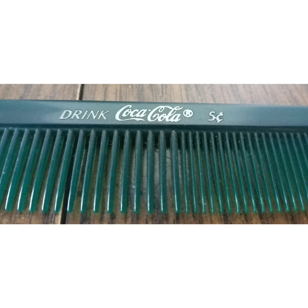 Drink Coca-Cola 5 Cent Green Unbreakable Comb